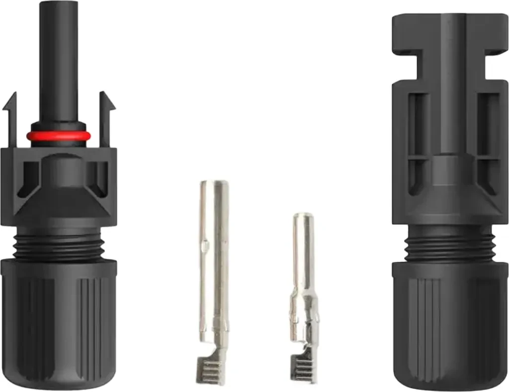 Solar Verlängerungskabel mit MC4-Stecker – 4 mm² / 6 mm² – Schwarz & Rot – 1 m Solar Verlängerungskabel mit MC4-Stecker – 4 mm² / 6 mm² – Schwarz & Rot – 1 m